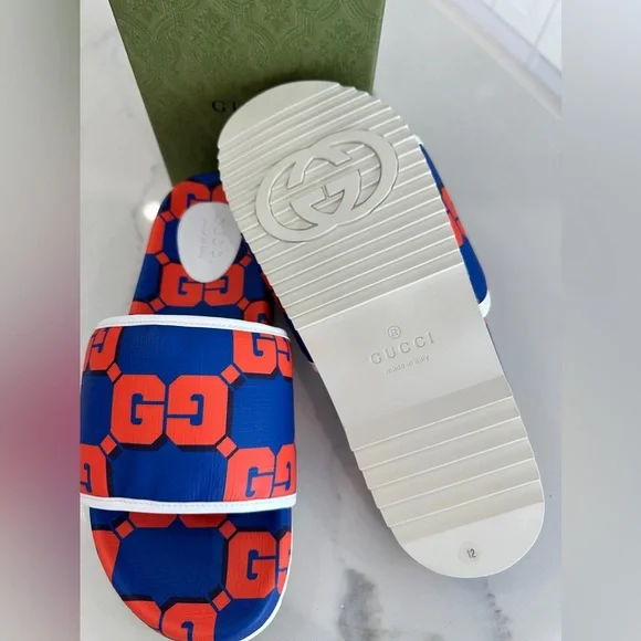 Gucci All Over Logo Slides